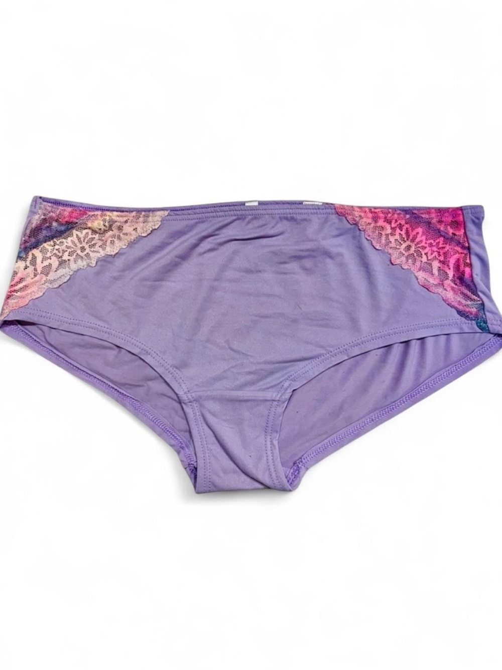 PINK by Victoria’s Secret Lavender Hipster Panties With Lace Trim SZ S